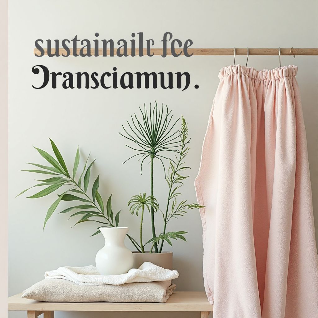 Organic fabric supplier logo and materials